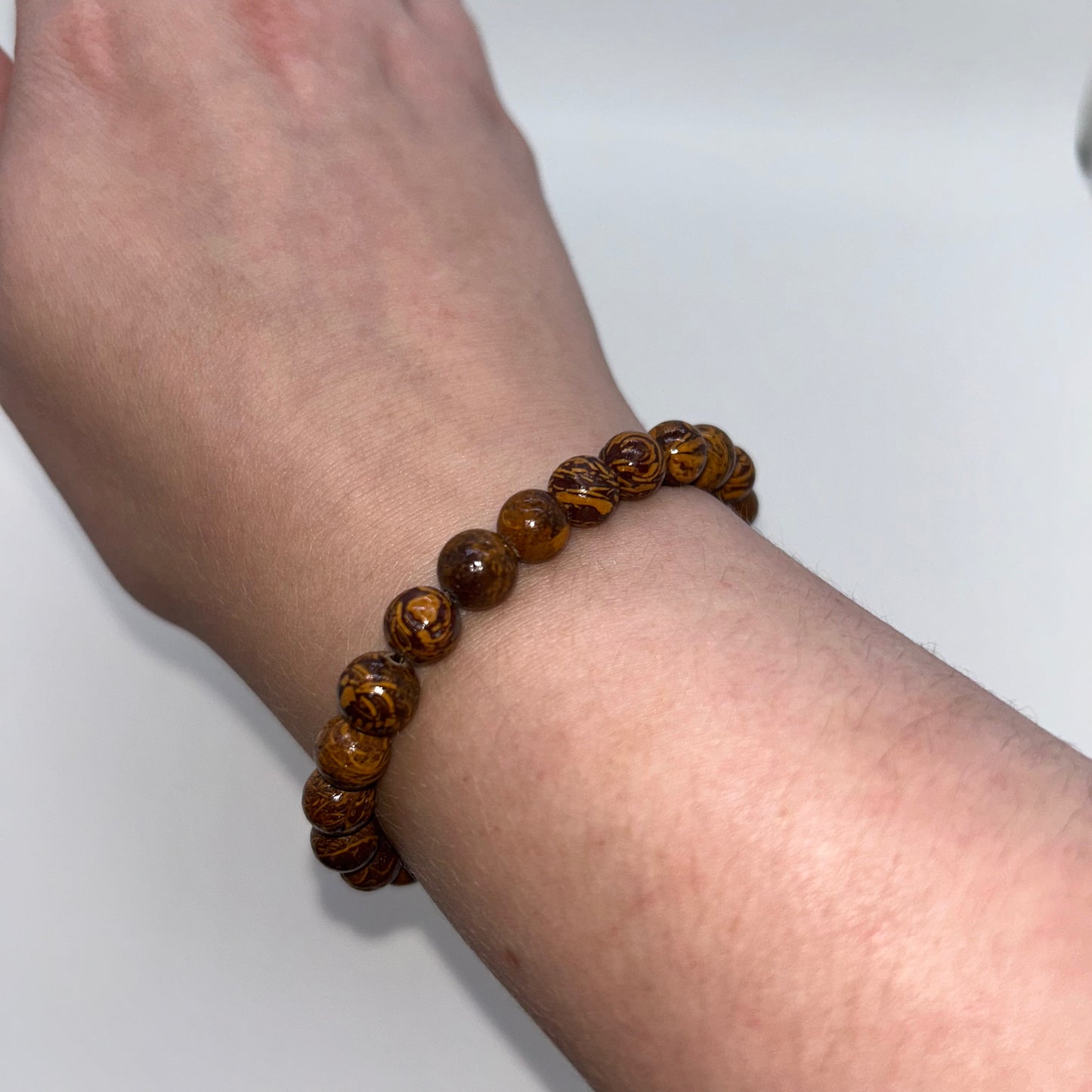 Arabica Fossil Jasper 8mm