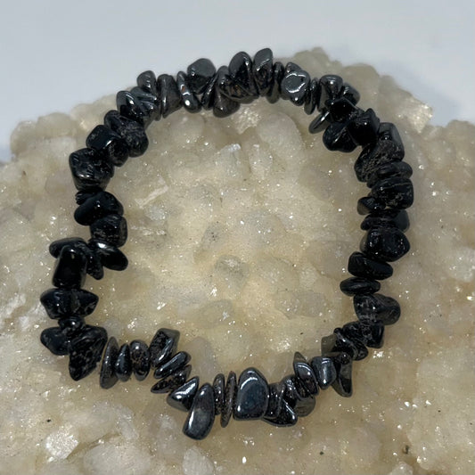 Chip Black Tourmaline & Hematite