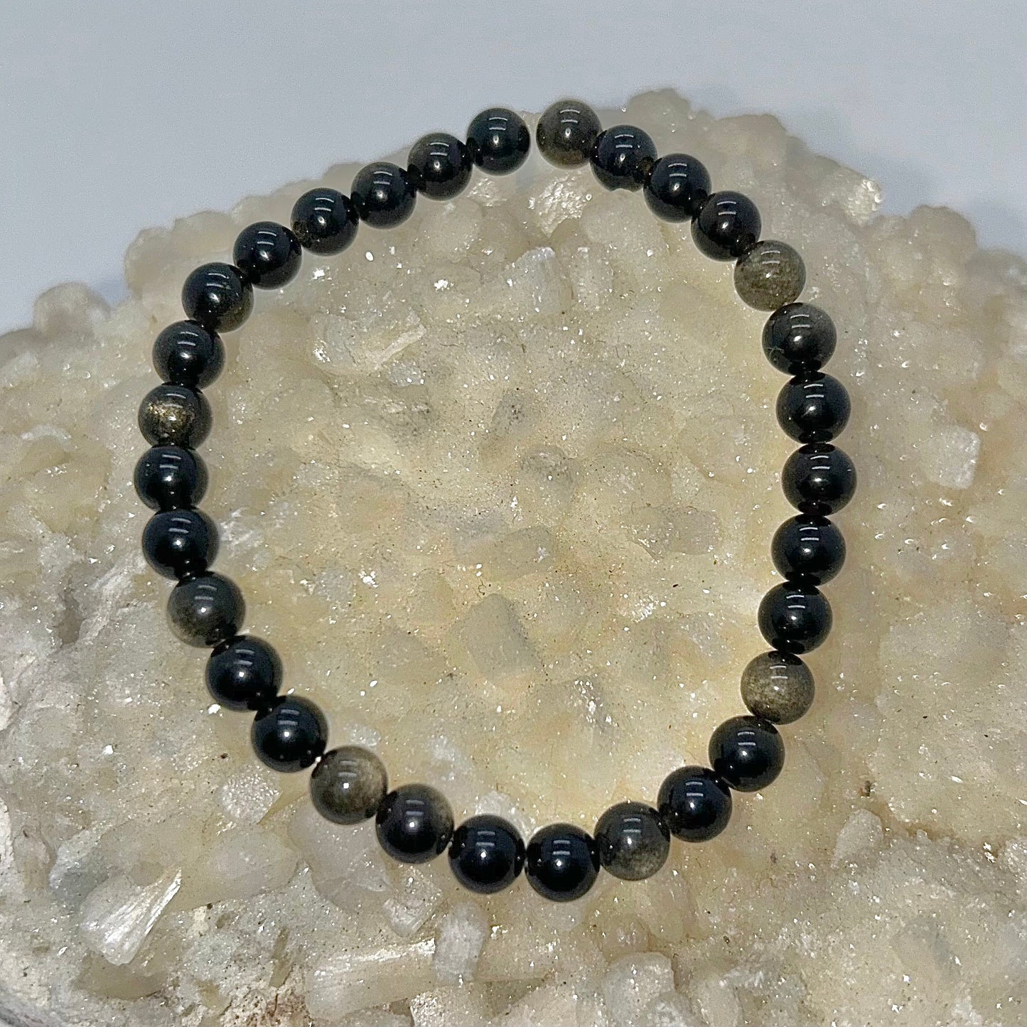 Goldsheen Obsidian 6mm