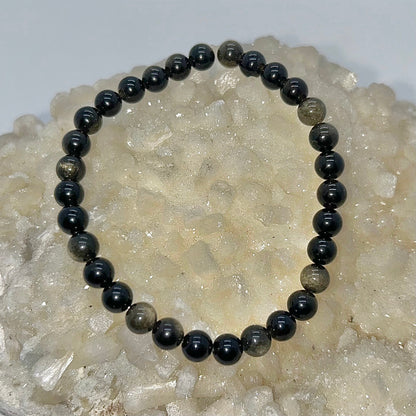Goldsheen Obsidian 6mm