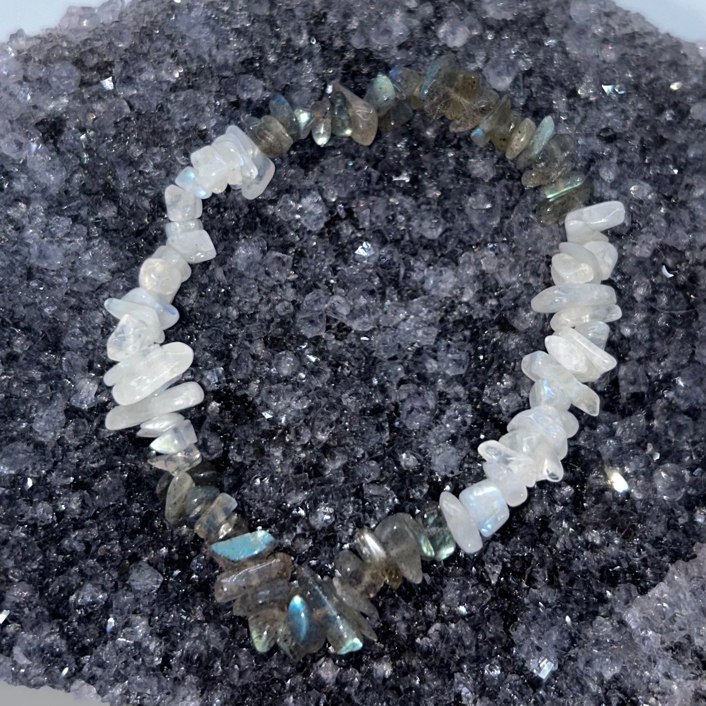 Chip Moonstone & Labradorite