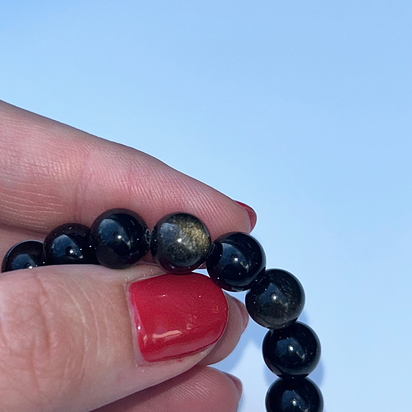 Goldsheen Obsidian 8mm