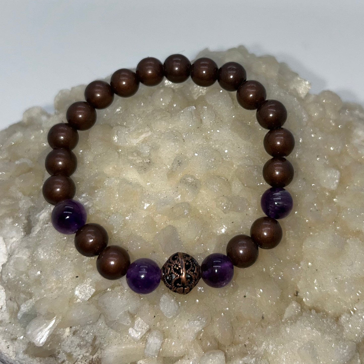 Copper w/ Gemstone 8mm
