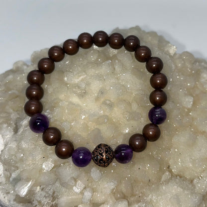 Copper w/ Gemstone 8mm